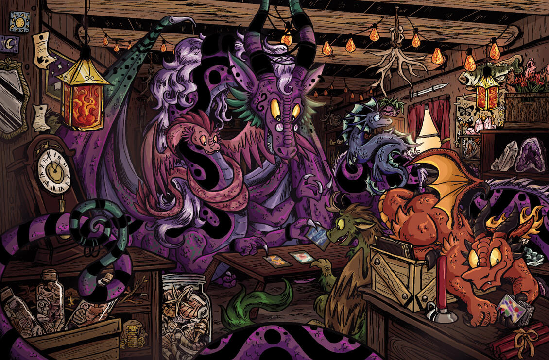 Radiant Scales Merch Print